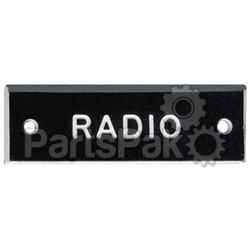 Bernard Engraving IP018; Nameplate-Radio Pkg/5