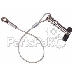 Attwood 662023; Clevis Pin Tethered 1/4 Spring