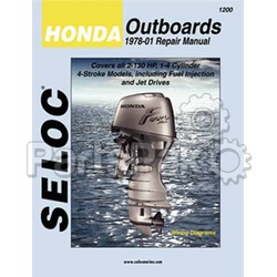 Seloc 1200; Repair Service Manual, Fits Honda Outboards, 1978-2001