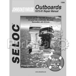 Seloc 1308; Repair Service Manual, Fits Johnson Evinrude Outboard Vol Iv 1973-1991; LNS-230-1308