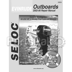 Seloc 1313; Repair Service Manual, Evinrude Outboards All Engines; LNS-230-1313