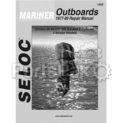 Seloc 1402; Repair Service Manual, Mariner 3, 4, 6 Cyl. and V6; LNS-230-1402