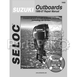 Seloc 1602; Repair Service Manual, Suzuki 4-Stroke Outboard 1996-2007; LNS-230-1602
