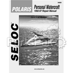 Seloc 9400; Repair Service Manual, Polaris PWC, 1992-97; LNS-230-9400