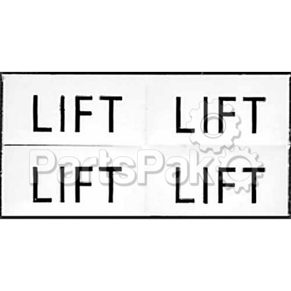 Bernard Engraving IL06; Identi Label Lift 4/Pk
