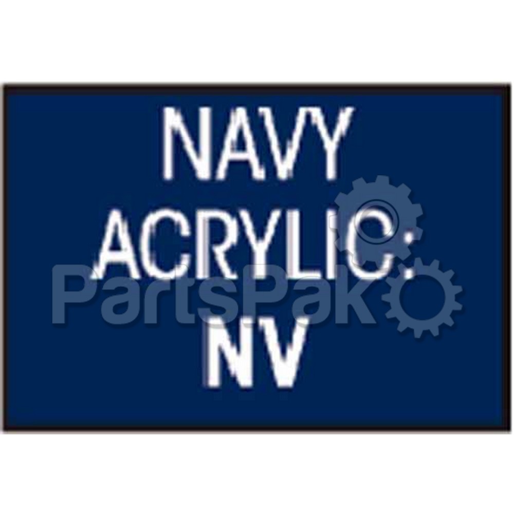 Attwood 10343XNV; Bimini Top Navy 36H,75-81W
