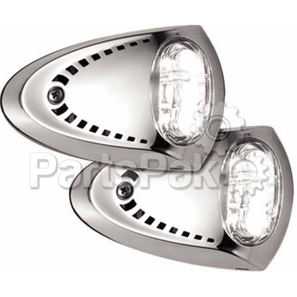 Attwood 6522SS7; Led Small Dock Light Stainless Steel Co 1-Pair