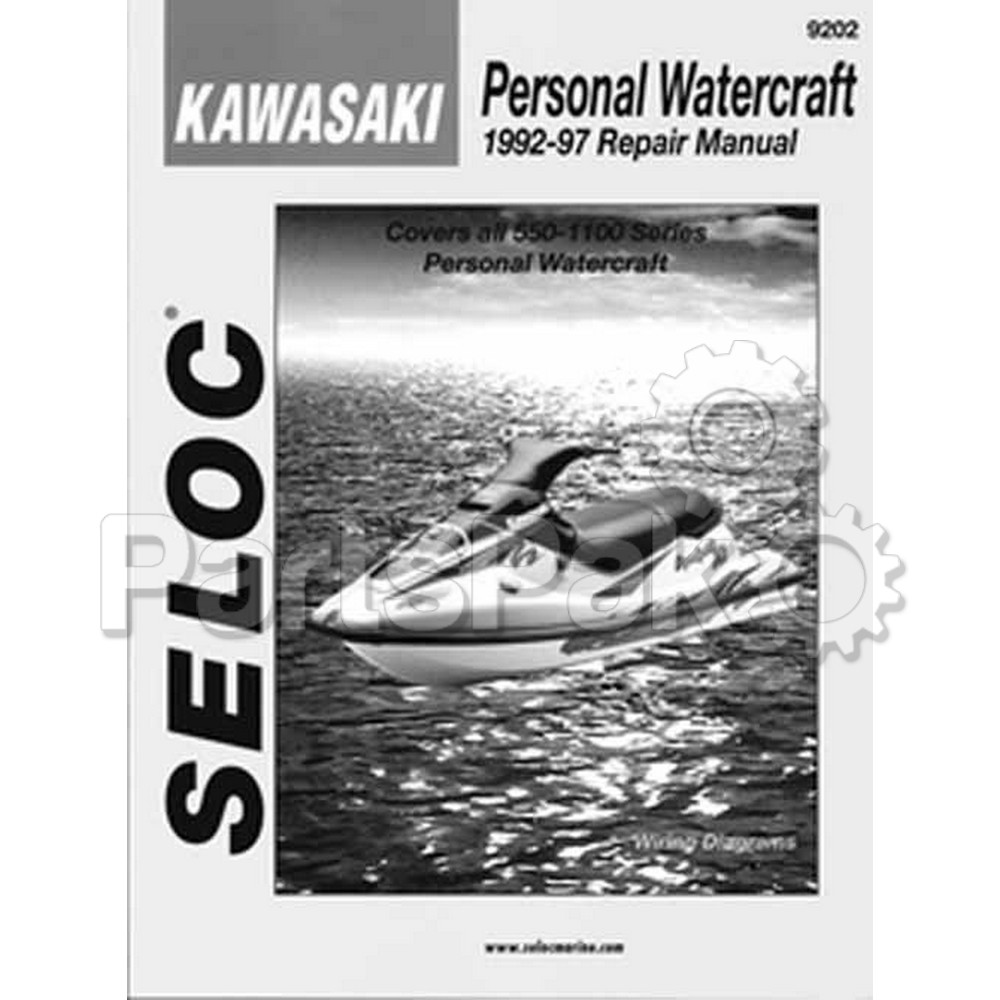 Seloc 9202; Repair Service Manual, PWC Manual Kawasaki 1992-97