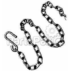 Tie Down Engineering 81203; Safety Chains Class III Pair; LNS-241-81203