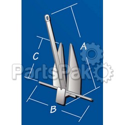 Tie Down Engineering 94010; Anchor Standard 3 Lb.; LNS-241-94010