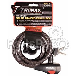 Trimax TKC126; 6 ftHigh Security Cable Lock; LNS-255-TKC126