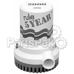 Rule Sudbury Danforth 09; 5 Year 2000 GPH Pump 12V; LNS-29-09