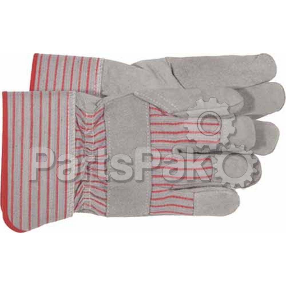 Boss Gloves 4092; Leather Palm Safety Cuff Lg Pr