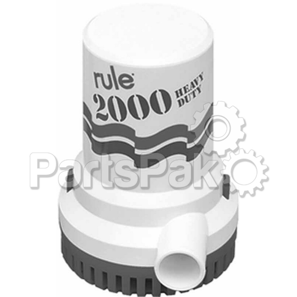 Rule Sudbury Danforth 106UL; Bilge Pump 12V 2000 GPH Ul Apr
