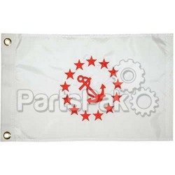 Taylor Made 93078; Flag 12 inch X 18 inch Rear Commodore; LNS-32-93078