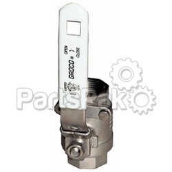 Groco IBV1000S; 1In Stainless Ff Ball Valve