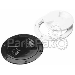 Sea Dog 3371401; Deck Plate -Screw Out 4In White