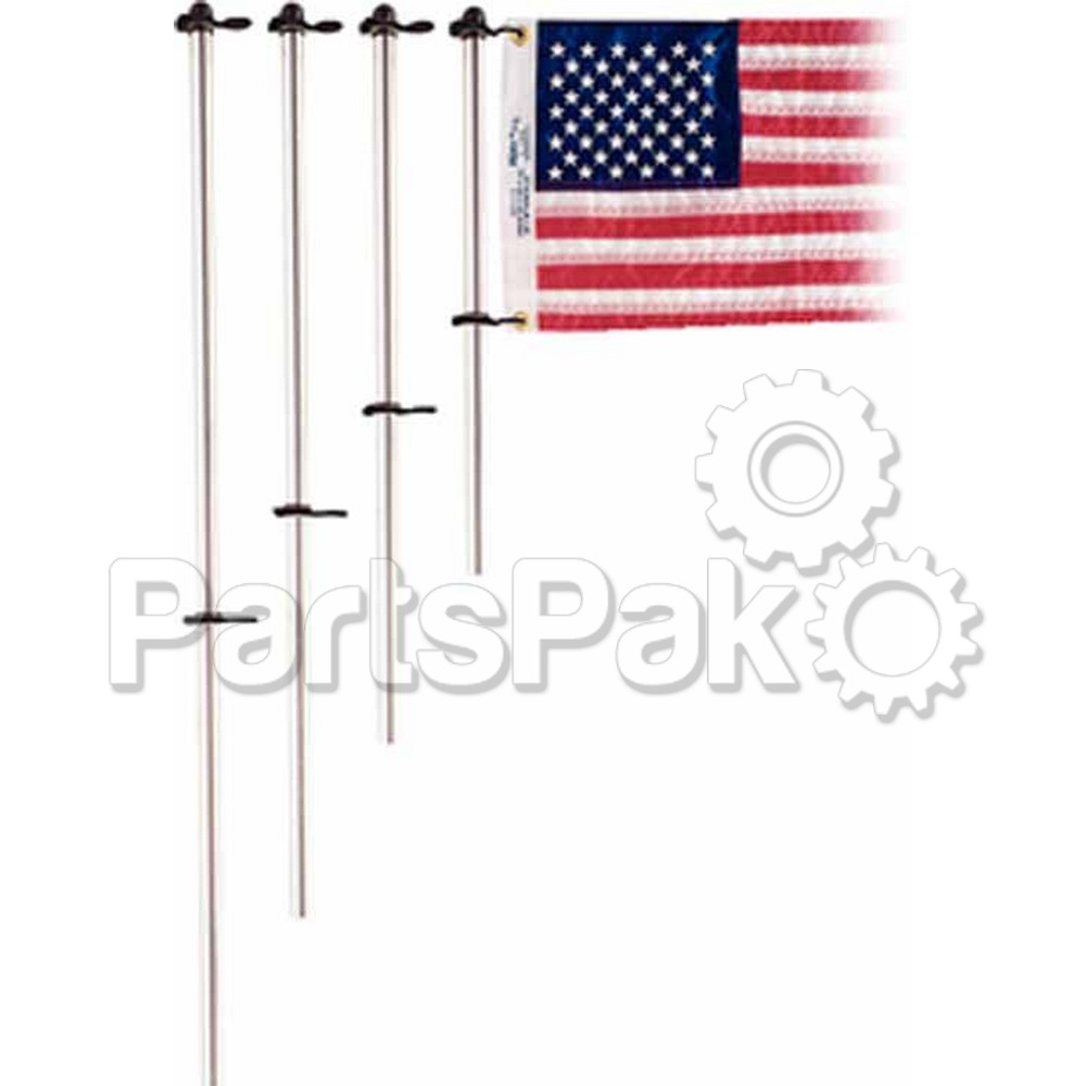 Taylor Made 916; Aluminum Flag Pole With Flag