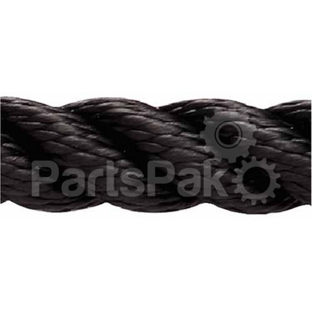 New England Ropes 70141200600; Premium Nylon 3/8 X 600 Black