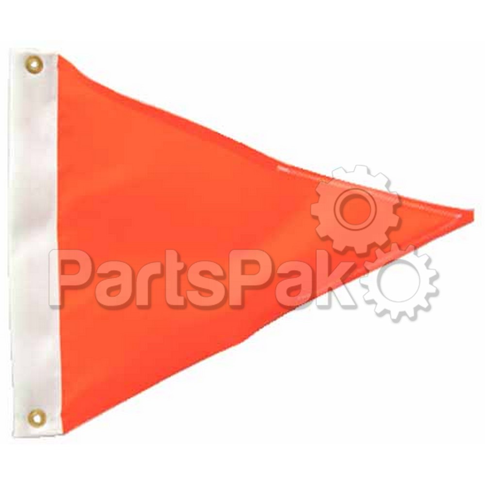 Monarch Marine PENNANT; Ski Flag Only 12 inch Orange