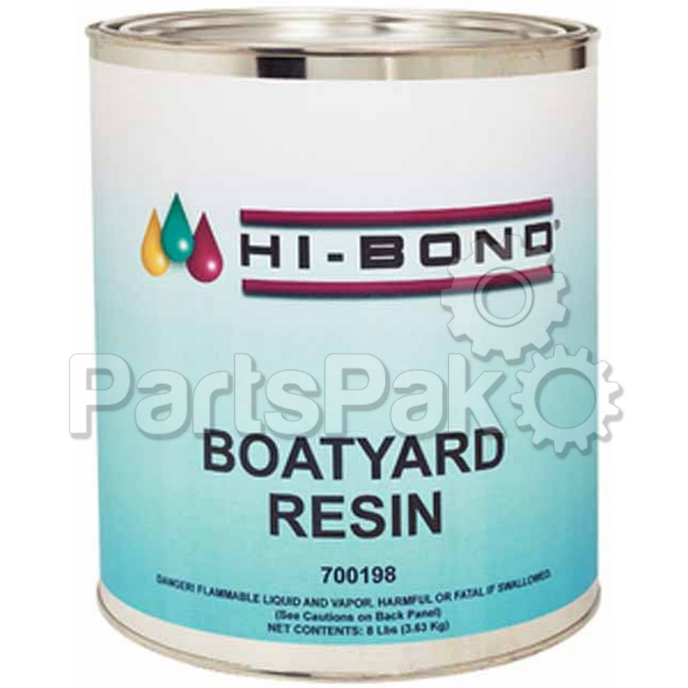 Hi-Bond 700198; Boat Yard Resin 8# Gallon With Hardener