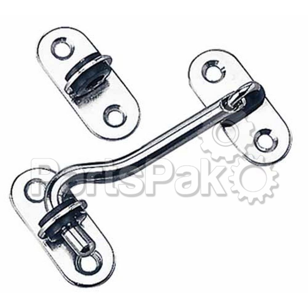 Sea Dog 2212081; Door Hook Stainless Steel 4In W/2 Staples