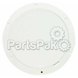 Beckson DP61W; 6 White Pry-Out Deck Plate