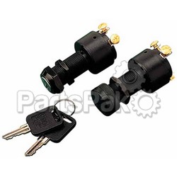 Sea Dog 4203661; Poly 3-Position Key Switch W/C; LNS-354-4203661