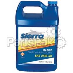 Sierra 18-95523; Oil Outboard 25W50 Fcw 4L Box Of 6; LNS-47-95523
