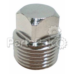 SeaChoice 18741; Chrome Brass Plug Only-1/2