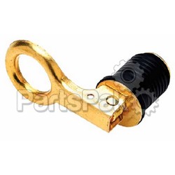 SeaChoice 18821; Drain Plug-1 Snap Lock-Brass