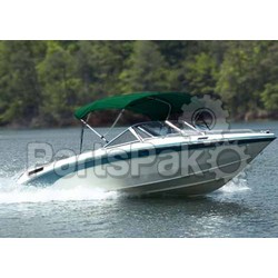 Carver Covers 403A03; 3 Bow Bimini Top 73-78In Per Grn Canvas (Canvas and Protective Boot Only - No Frame)