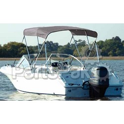 Carver Covers 604A10; 3 Bow Bimini Top 79-84In Cad Gray Canvas