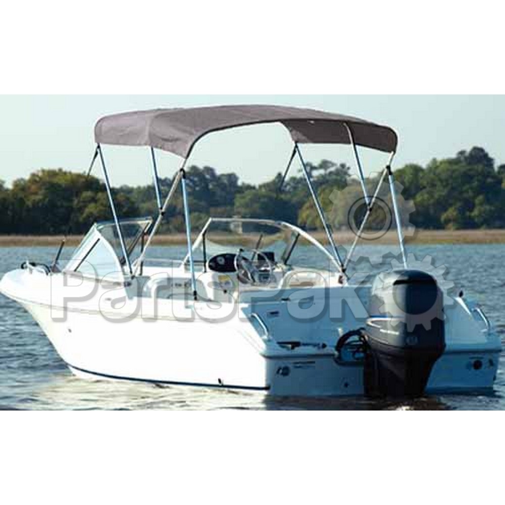 Carver Covers 602A10; 3 Bow Bimini Top 67-72In Cad Gray Canvas