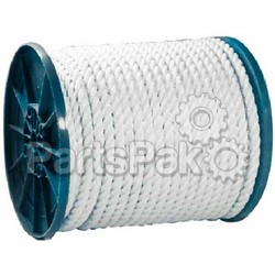 SeaChoice 40810; Twist Nylon Rope-White-1/2X600