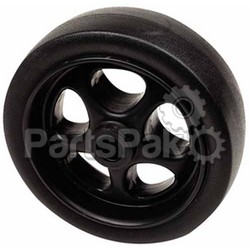 SeaChoice 52070; 6 inch Black Poly Spare Jack Wheel
