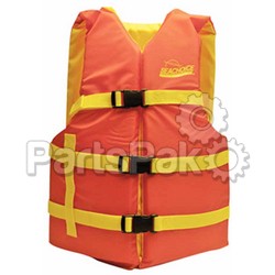 SeaChoice 86230; Orange/Yellow Universal Vest; LNS-50-86230