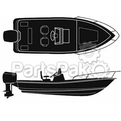 SeaChoice 97761; 18 ft6 V-Hull Ctr Con Boat Cov