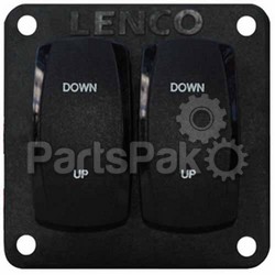 Lenco 15098001; Sgl Rocker Switch For Twin Hl