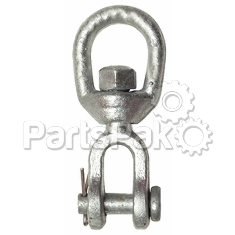 SeaChoice 43640; Jaw And Eye Swivel-Hot Dipped Galvanized-5/8 In