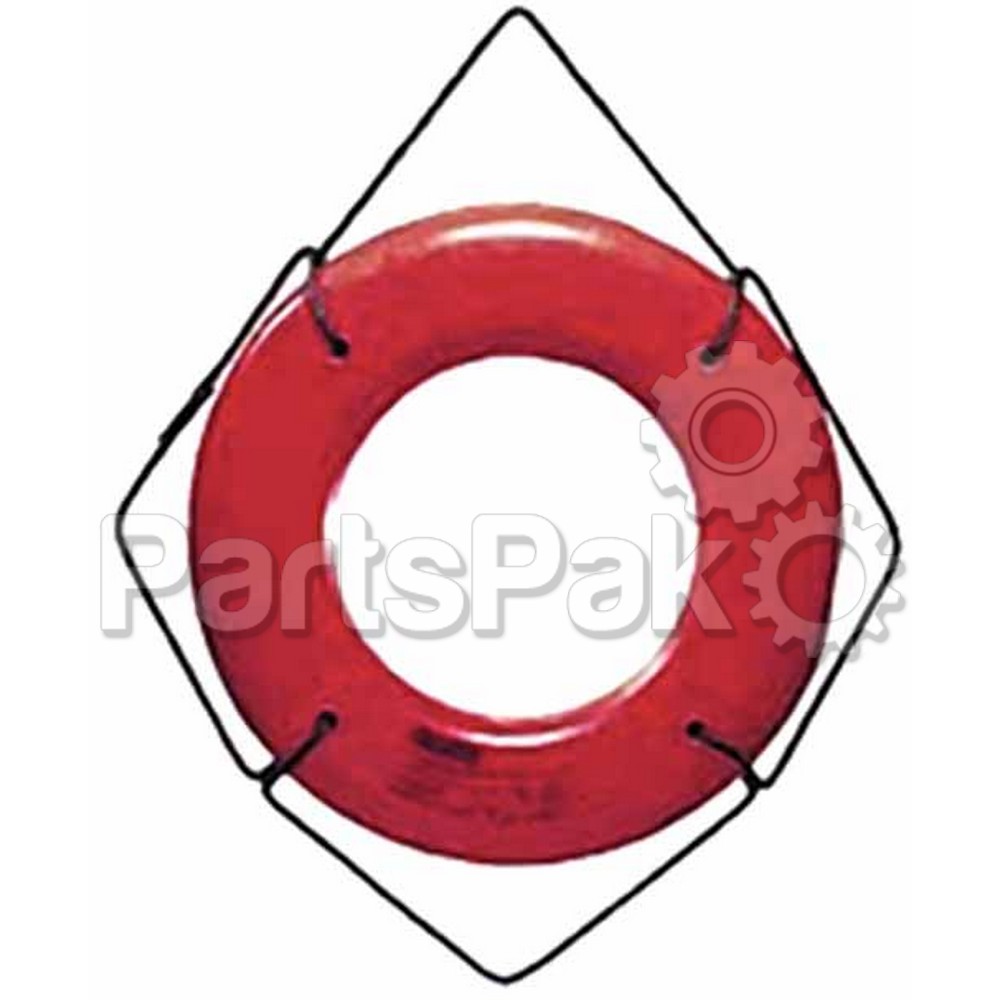 CAL JUNE JIM-BUOY HS24O; 24-Inch Orange Hard Shell Ring Buoy