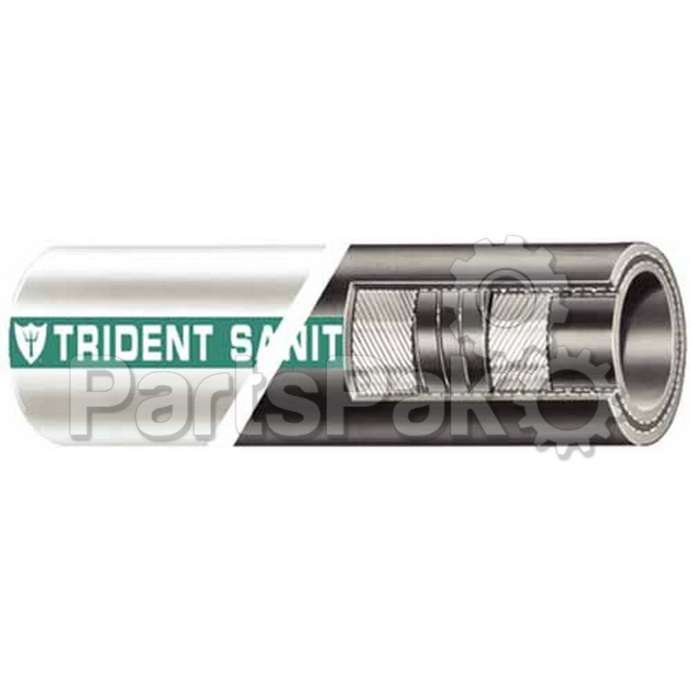 Trident Rubber 1011126; Sanitation Hose 1-1/2 inch X 50 Ft