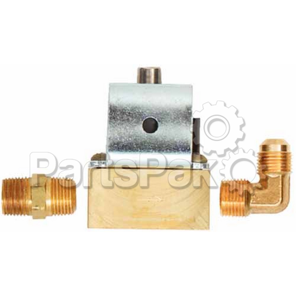 Trident Rubber 130077062KIT; 3/8 inch Brass Solenoid + Fittings
