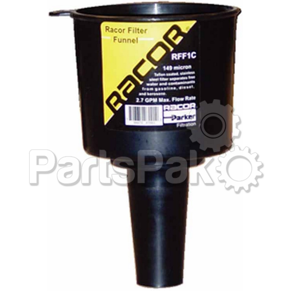 Racor RFF1C; Funnel-Fuel Filter 2.7 Gpm100M