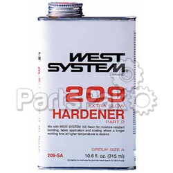 West System 209-SA; Extra Slow Hardener .66 Pint