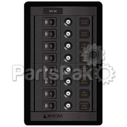 Blue Sea Systems 1457; Panel 360 DC 8P Switch Clb