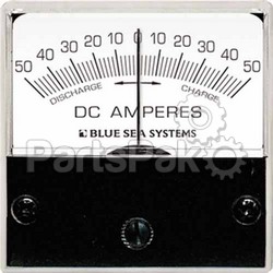 Blue Sea Systems 8022; Ammeter & Shunt Comb. 0-50 Amp; LNS-661-8022