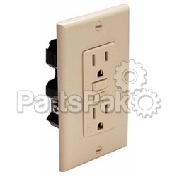 Marinco (Actuant Electrical) 1591FI; Interrupter Duplex Receptacle (ivory)