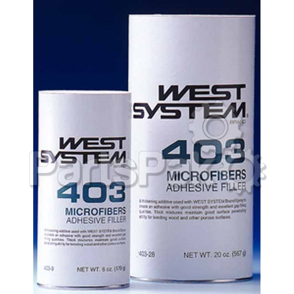 West System 403-28; Microfibers - 20 Oz