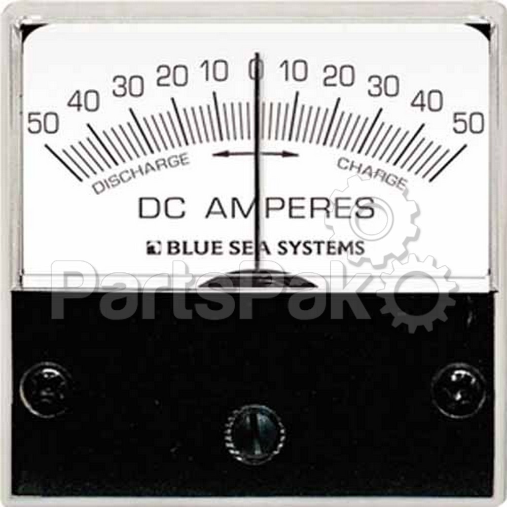 Blue Sea Systems 8022; Ammeter & Shunt Comb. 0-50 Amp